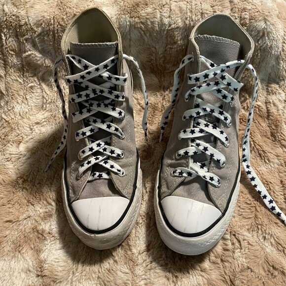 Converse All Star Chuck Taylor Grey High Tops Unisex US Mens 5 Womens 7 - Picture 5 of 13